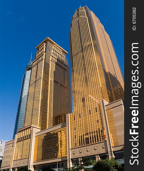 A building that located in Shenzhen China. A building that located in Shenzhen China