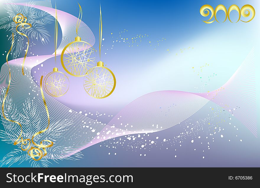 Christmas background with baubles, vector illustration. Christmas background with baubles, vector illustration