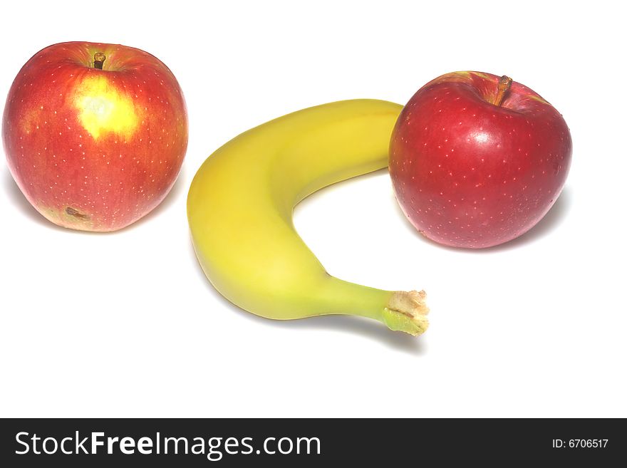 Apple Macintosh And Banana