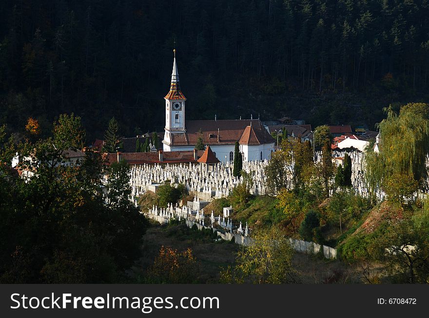 Old church in Brasov Romania