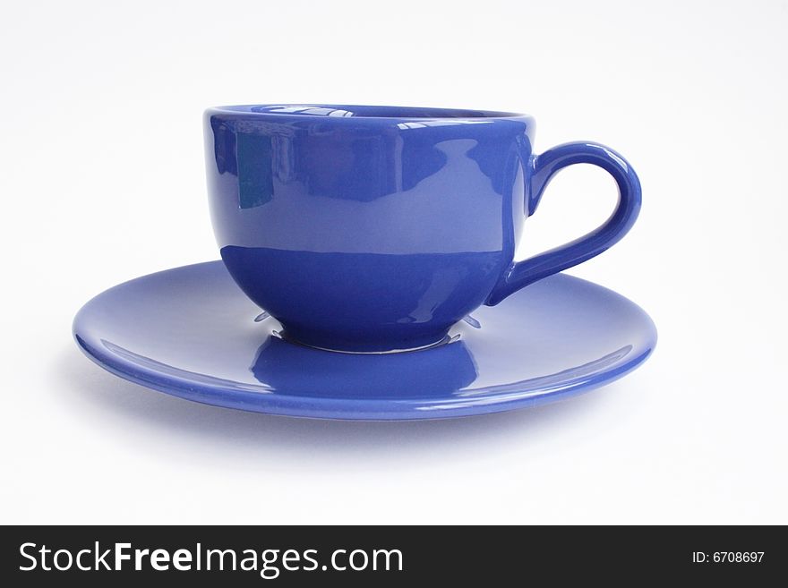 Blue cup of tea