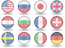 Flags Royalty Free Stock Photography