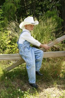 Little Cowboy 1 Royalty Free Stock Photos Little Cowboy 1 Royalty Free Stock Photos