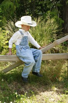 Little Cowboy 3 Royalty Free Stock Photo Little Cowboy 3 Royalty Free Stock Photo