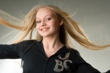Young Attractive Blond Girl Royalty Free Stock Photo