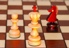 Game In A Chess Royalty Free Stock Photo Game In A Chess Royalty Free Stock Photo