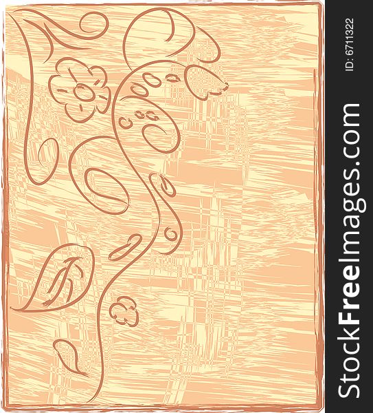 Abstract flower background. Element for design