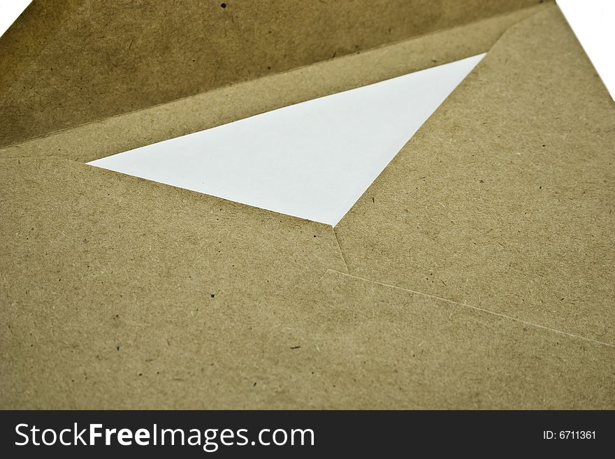 Letter in a paper envelope