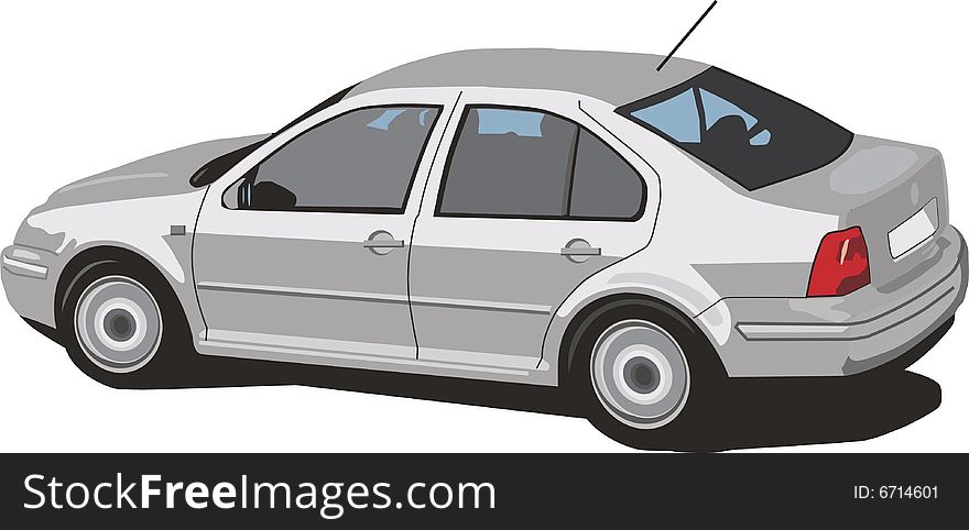 An  illustration of a silver jetta. An  illustration of a silver jetta