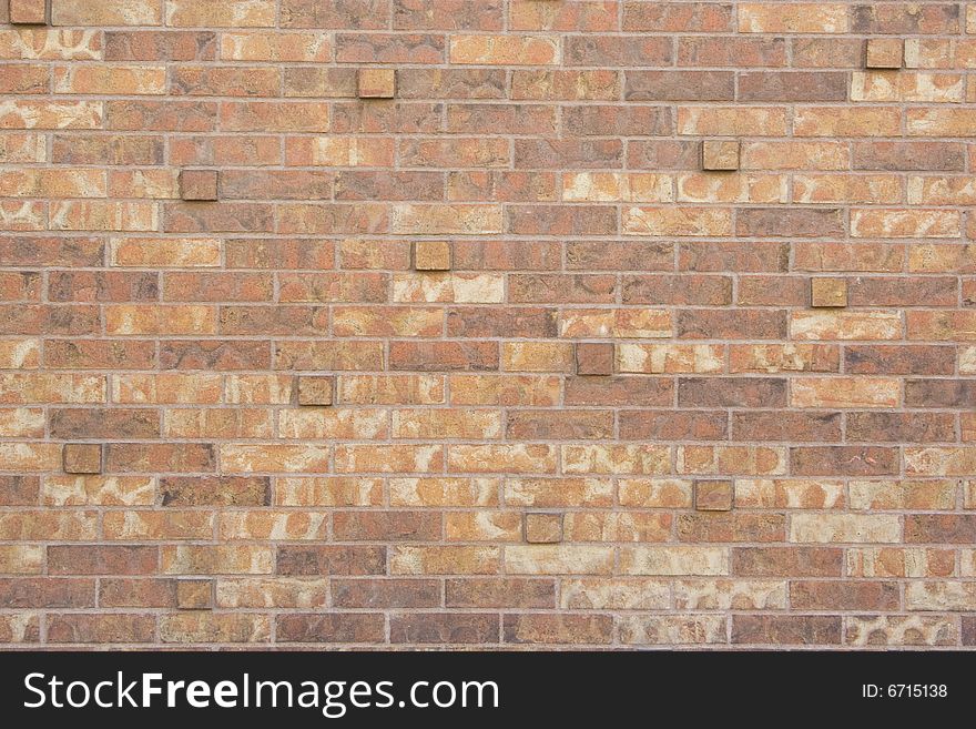 Brick wall texture with bricks sticking out from wall. Brick wall texture with bricks sticking out from wall