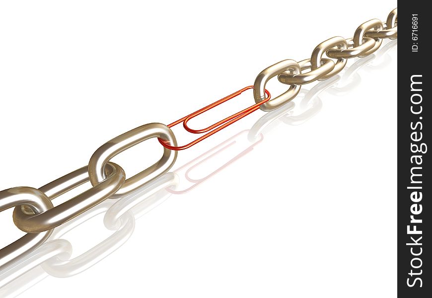 Paperclip In Chain
