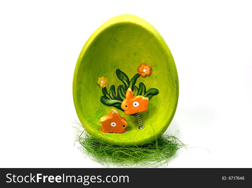 Eggs in green