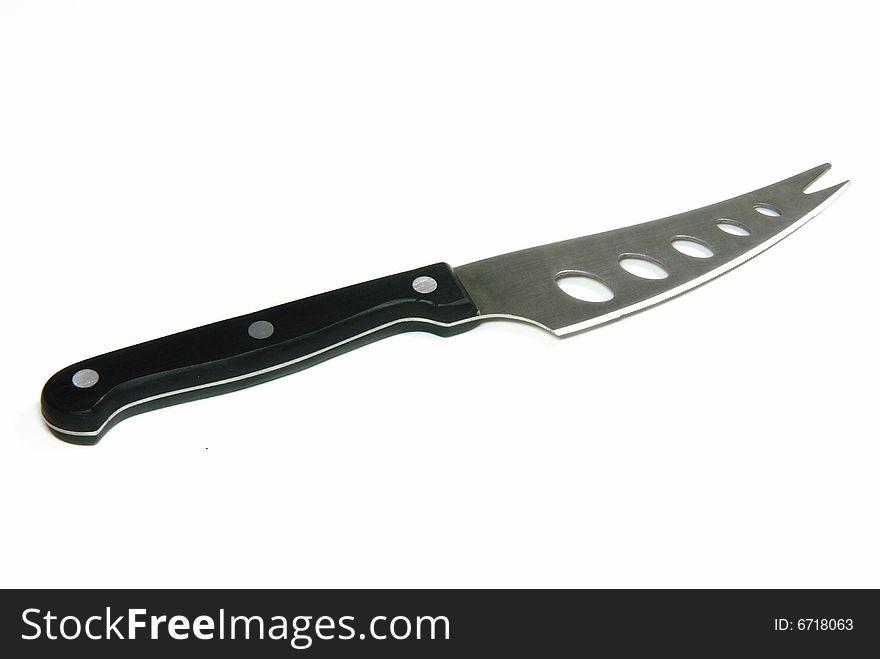 Knife steel in black for cheese. Knife steel in black for cheese