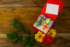 Easter Eggs With Ribbon Stock Photography Easter Eggs With Ribbon Stock Photography