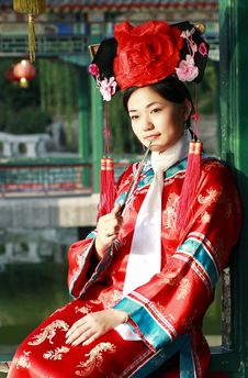 Classical Beauty In China. Stock Photo Classical Beauty In China. Stock Photo
