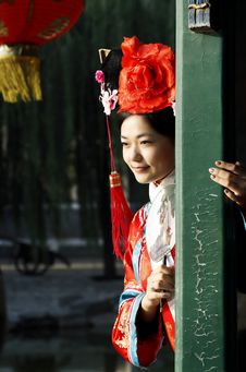 Chinese Retro Beauty Royalty Free Stock Image