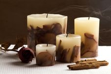 Blown Candlelight Stock Photo Blown Candlelight Stock Photo