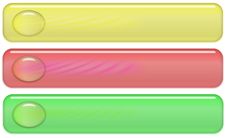 Glassy Rounded Banners 2 Royalty Free Stock Photos Glassy Rounded Banners 2 Royalty Free Stock Photos