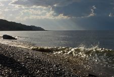 Sea And Storm Cloud Royalty Free Stock Images Sea And Storm Cloud Royalty Free Stock Images