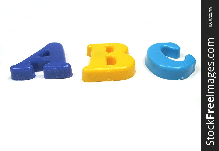 Some letters of the alphabet. Some letters of the alphabet