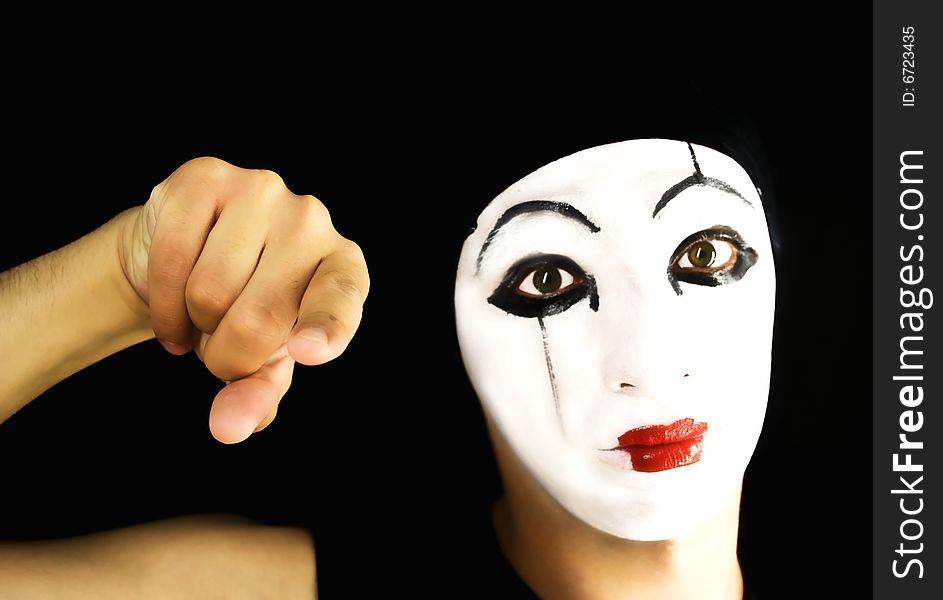 Portret of the mime