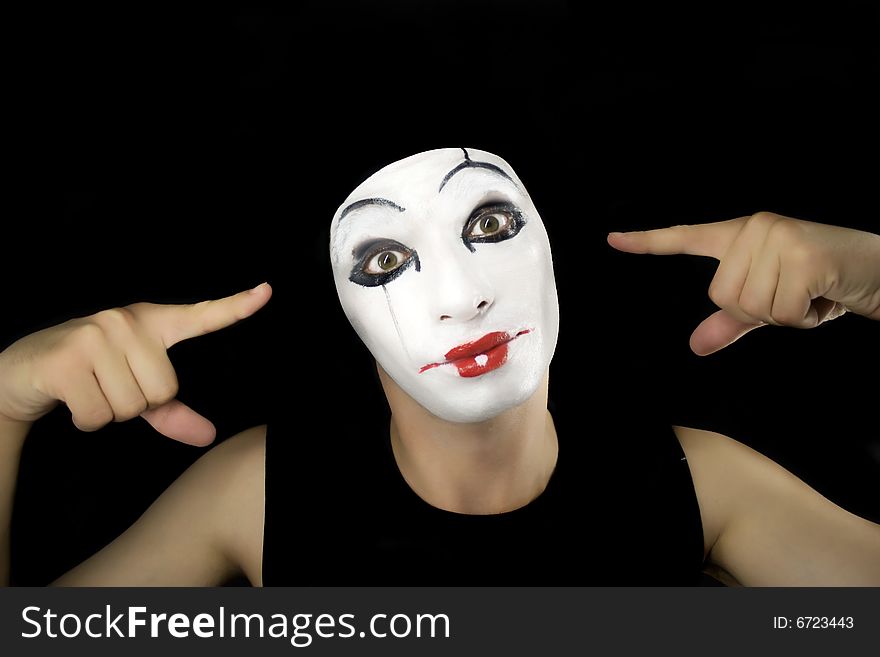 Portret of the mime