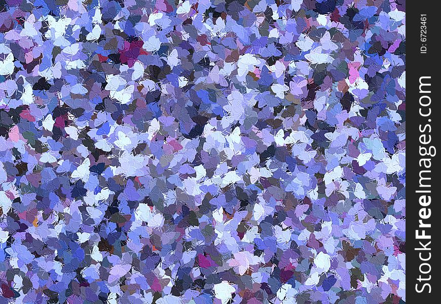 Abstract butterflies background