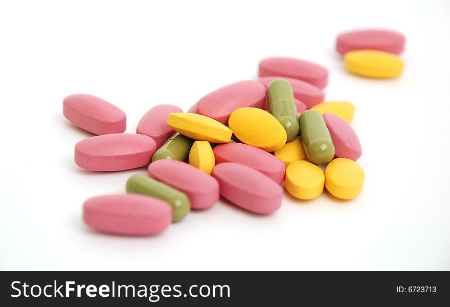 Colourful pills instead of healthy meal