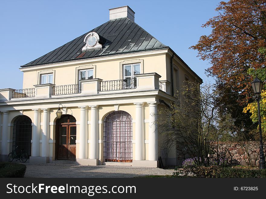 Old residence in Walewice, Poland