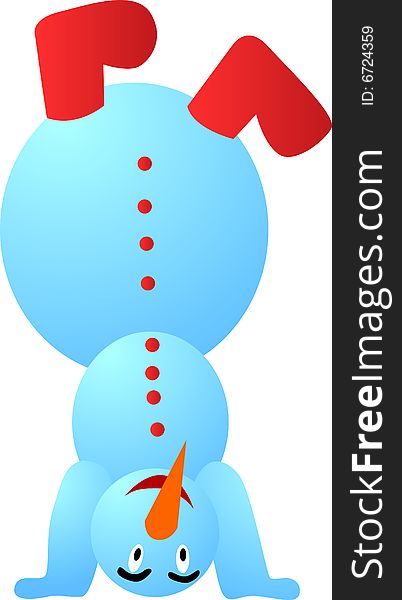 Cool snowman