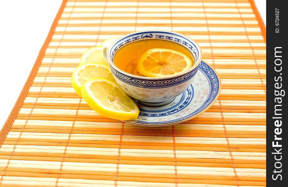 Useful tea with lemon