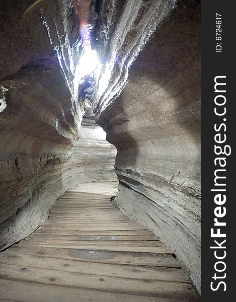 Bonnechere caves located in Eganville Ontario Canada