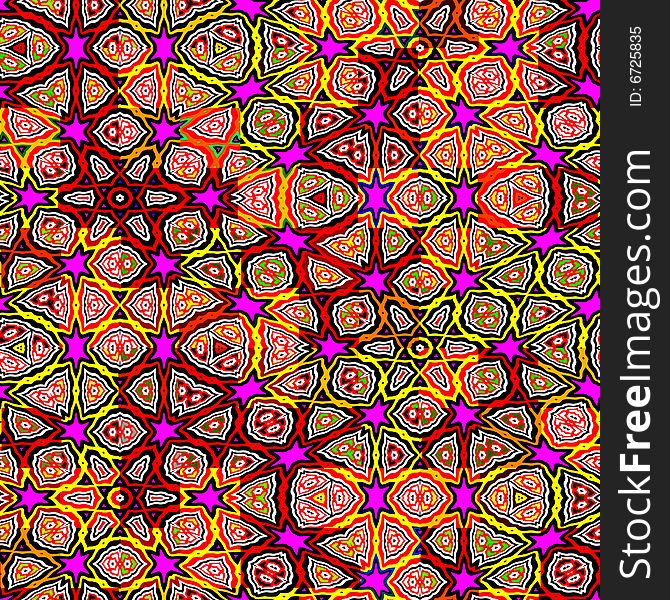 Retro texture with purple stars and shapes. Retro texture with purple stars and shapes