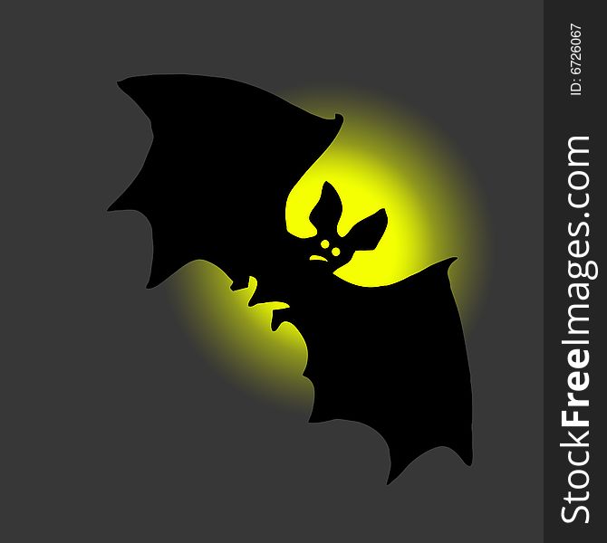 Silhouette Bat