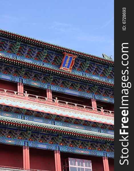 ZhengYangMen is ancient imperial gate in Beijing,details