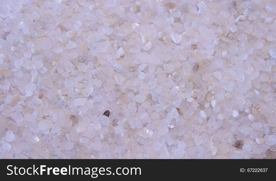 White Sea Salt Background