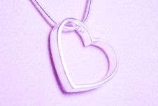 A Hearts Necklace Royalty Free Stock Photo