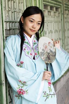 Chinese Retro Beauty Stock Photography