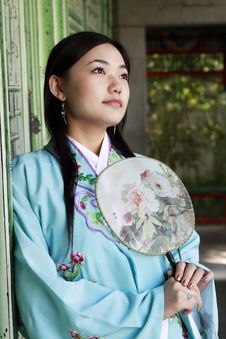 Chinese Girl In Ancient Dress Stock Photos Chinese Girl In Ancient Dress Stock Photos