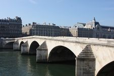 Pont Royal Bridge, Paris Stock Photography Pont Royal Bridge, Paris Stock Photography