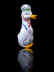 Ceramic Duck Royalty Free Stock Image