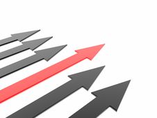 Red And Gray Arrows Royalty Free Stock Photos Red And Gray Arrows Royalty Free Stock Photos