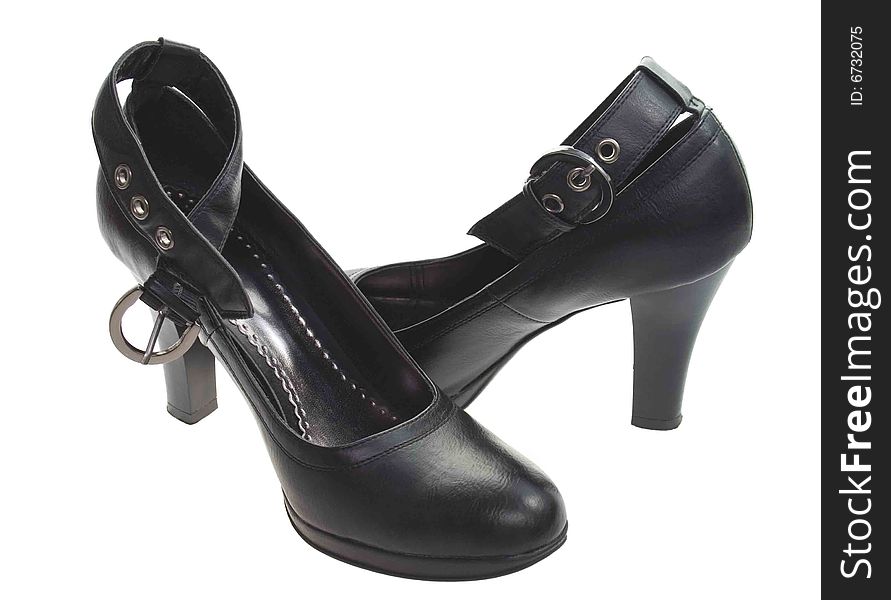 Women black shoe