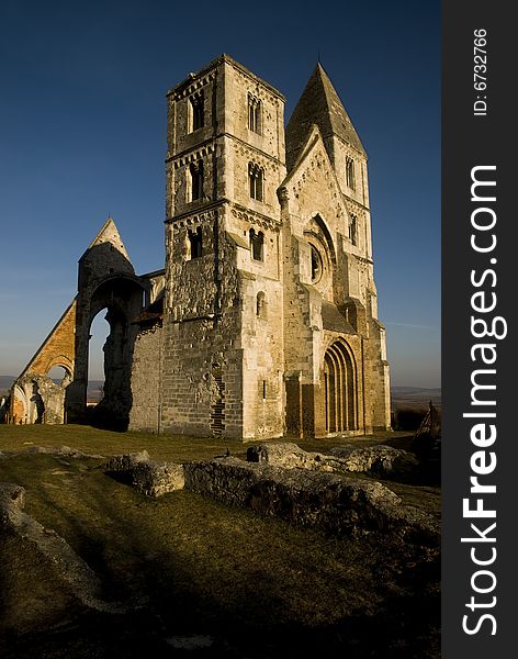 Ruins of a church in Hungary. Ruins of a church in Hungary