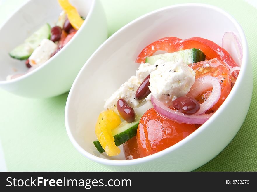 Fresh greek salad ready to eat. Fresh greek salad ready to eat