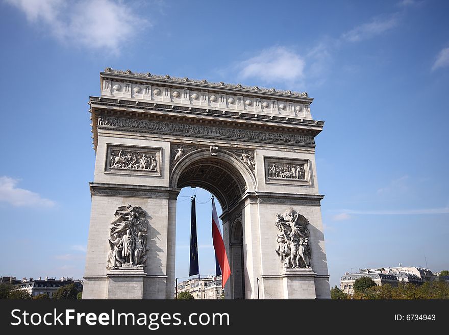 Arc de Triomphe, Paris, France