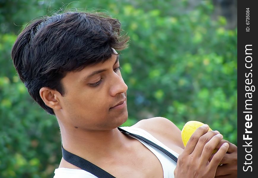 A Guy With Mango