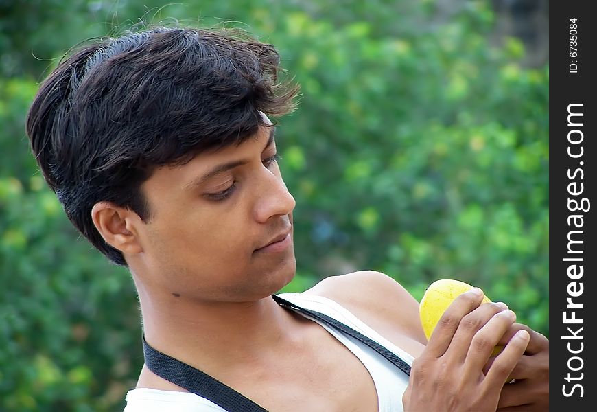 A Guy with Mango