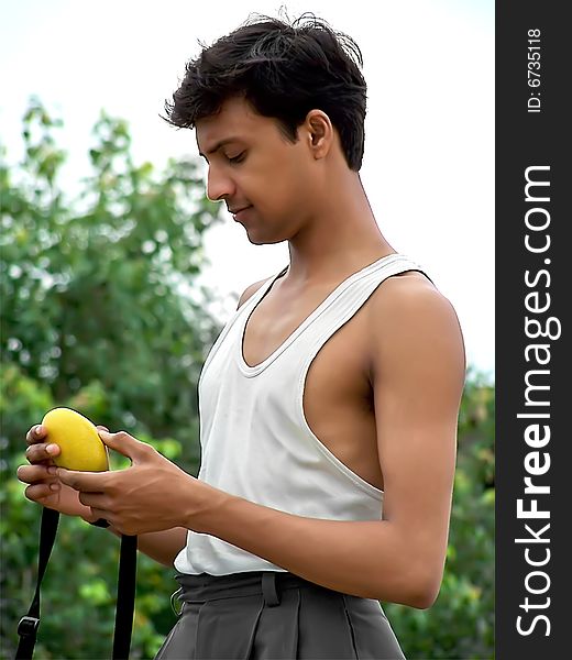 A Guy With Mango