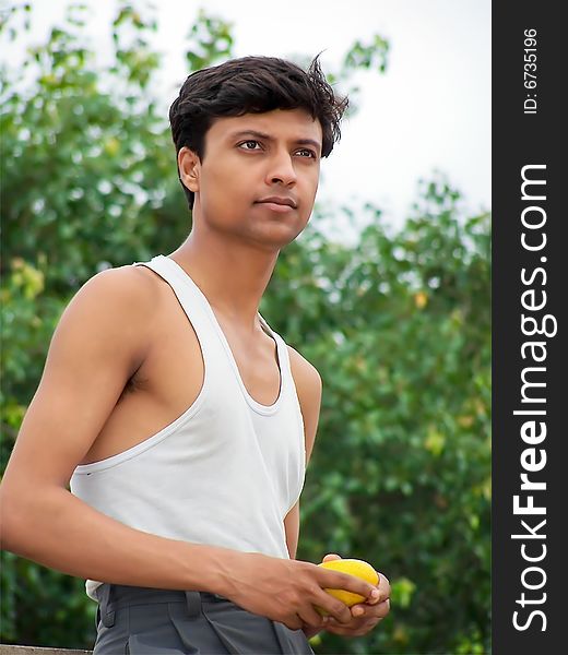 A Guy With Mango